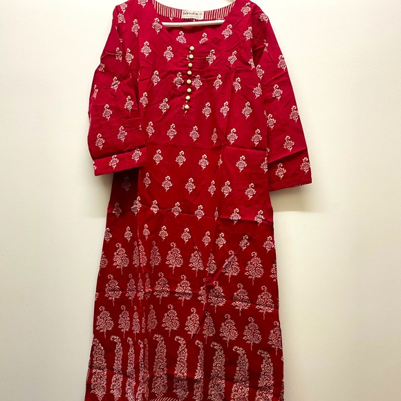 fabindia Other - Fabindia Red a cotton kurta in size M.